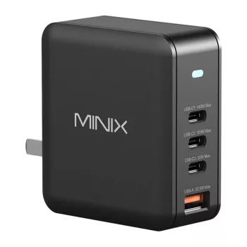 MINIX NEO-P165 Cargador GaN con 3x USB-C y 1x USB-A 165W
