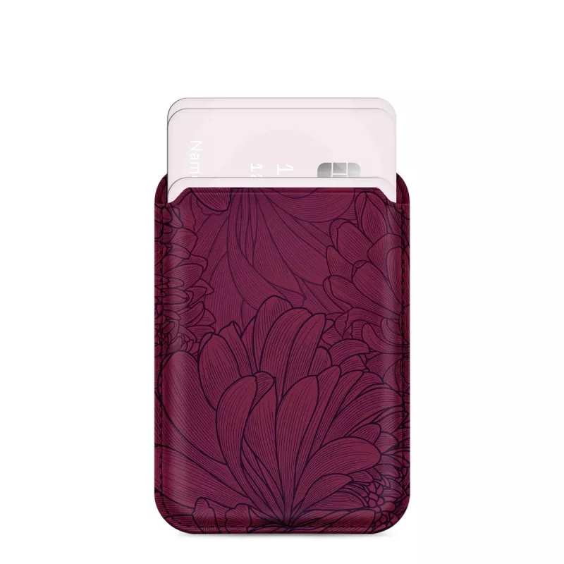 MIO Berry Blooms Funda MagSafe compatible con tarjetero