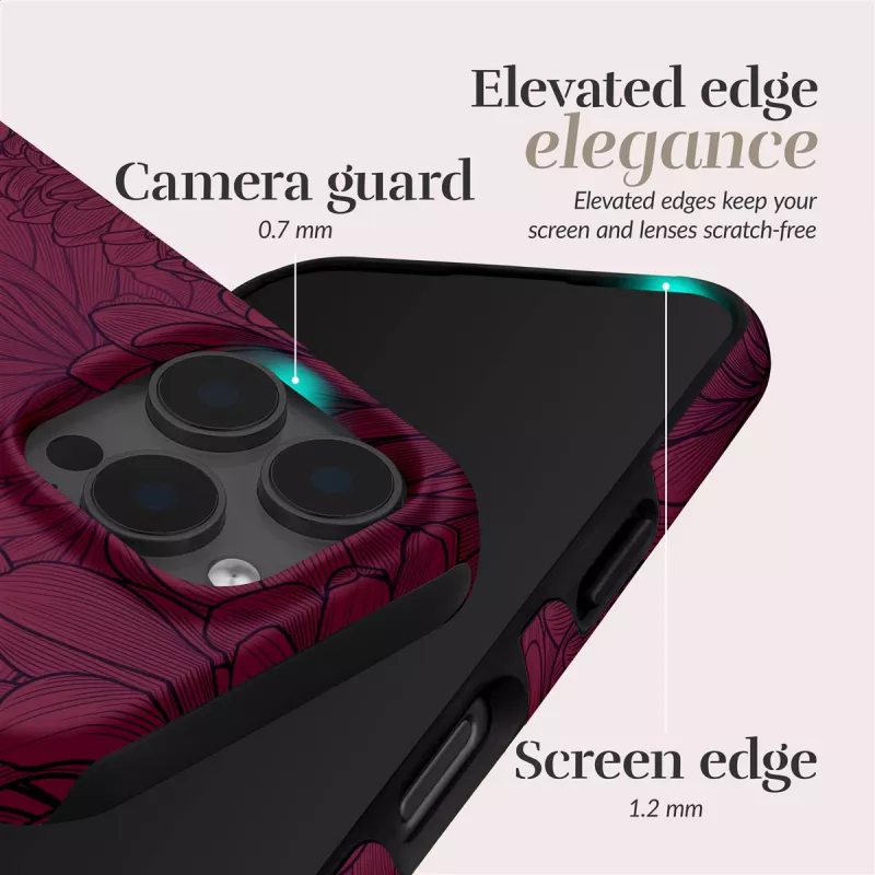 Funda MIO Berry Blooms Magsafe compatible con iPhone 16