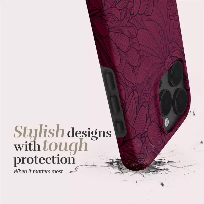 MIO Berry Blooms funda MagSafe compatible con iPhone 16 Plus