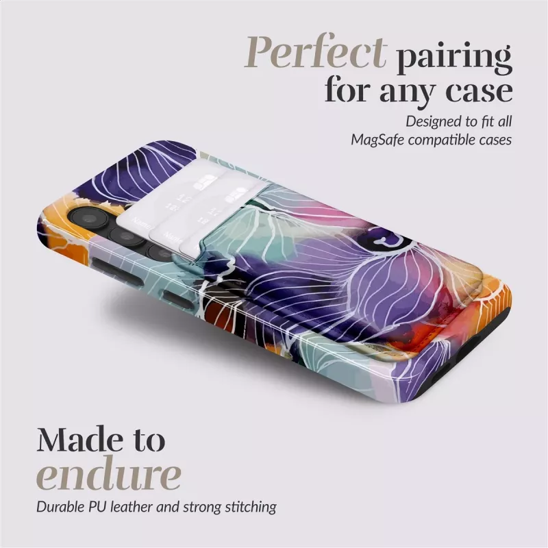 MIO Flowers Funda Magsafe con soporte para tarjetas