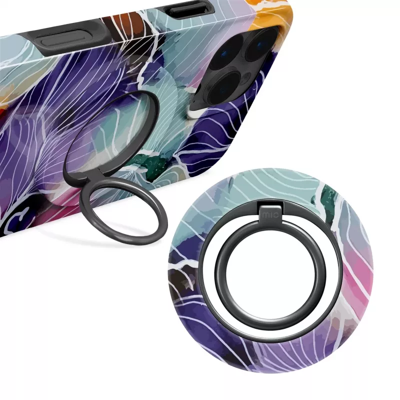 MIO Flowers Funda Magsafe con soporte de anillo