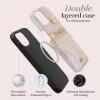 MIO Gold Marble Funda compatible con MagSafe para iPhone 13/14/15