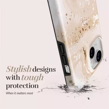 MIO Gold Marble funda compatible con MagSafe para iPhone 16 Plus