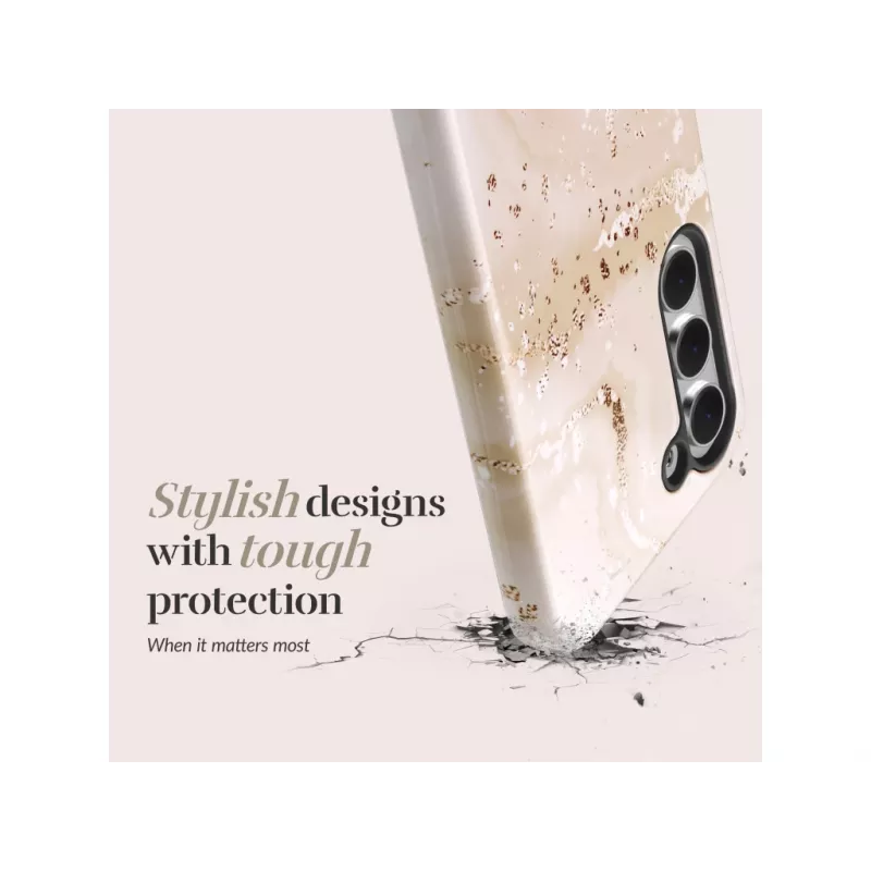 MIO Gold Marble funda compatible con MagSafe para Samsung A55 5G