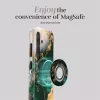 MIO Green Marble Funda Magsafe con soporte de anillo