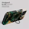 MIO Green Marble Funda Magsafe con soporte de anillo