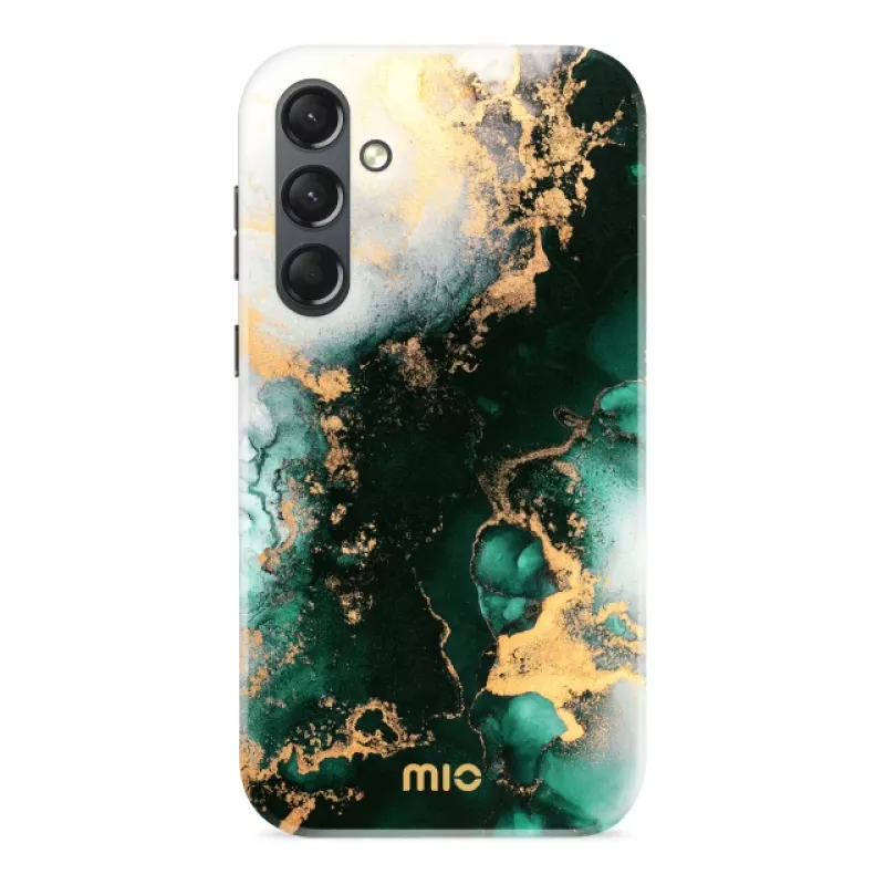 MIO Green Marble Funda compatible con MagSafe para Samsung S24 5G
