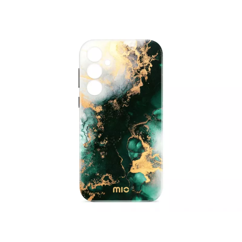 MIO Green Marble funda compatible con MagSafe para Samsung S25 Plus 5G