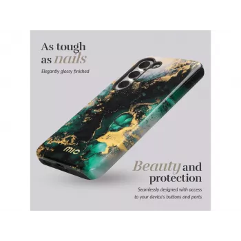 MIO Green Marble funda compatible con MagSafe para Samsung S25 Plus 5G
