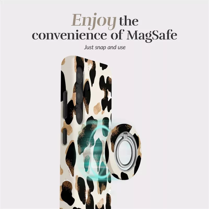 Soporte de anillo compatible con MagSafe MIO Leopard