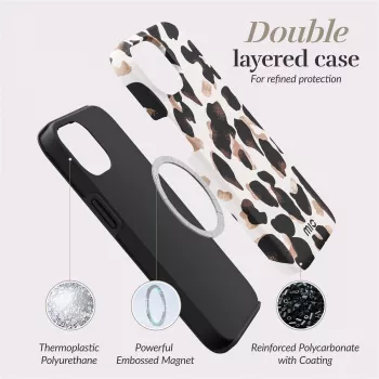 MIO Leopard Funda compatible con MagSafe para iPhone 16