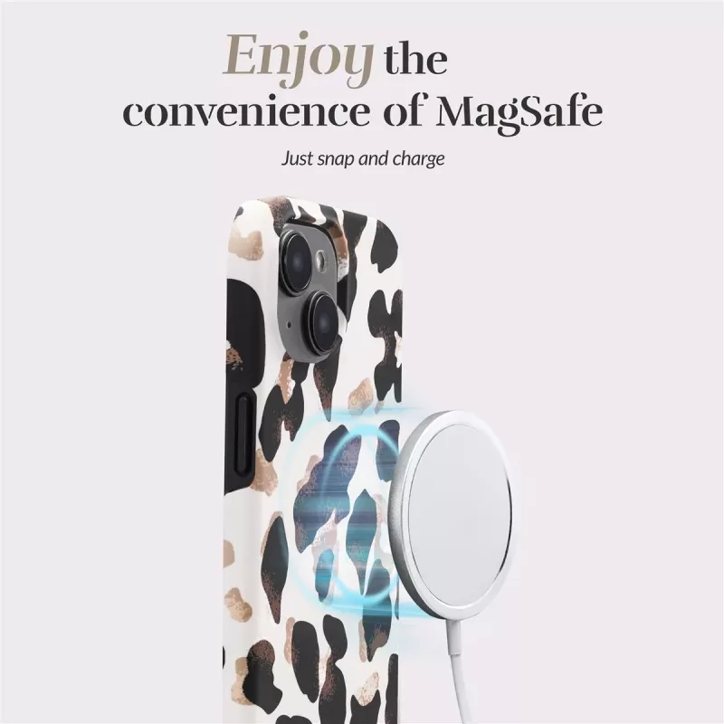 MIO Leopard funda compatible con MagSafe para iPhone 16 Plus