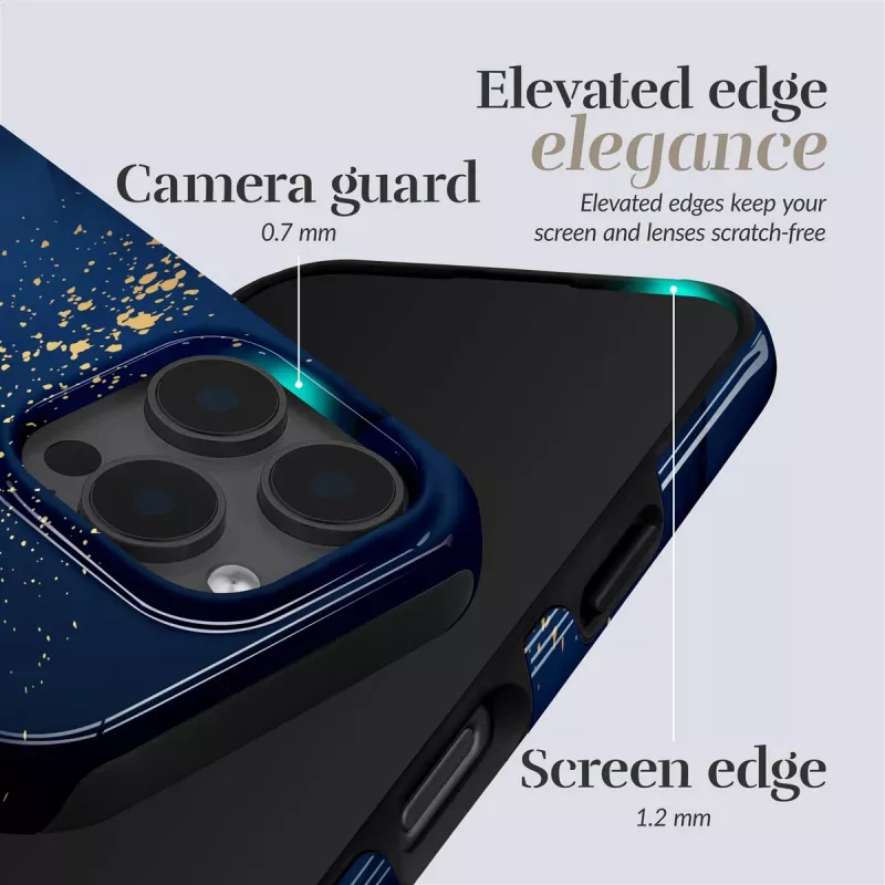 MIO Midnight Sparkle Funda MagSafe compatible con Samsung S25 5G
