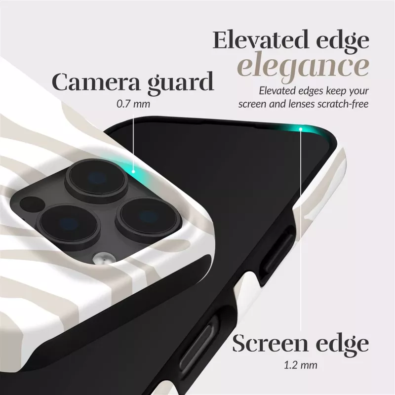 MIO Sandy Zebra funda MagSafe compatible para iPhone 16 Pro