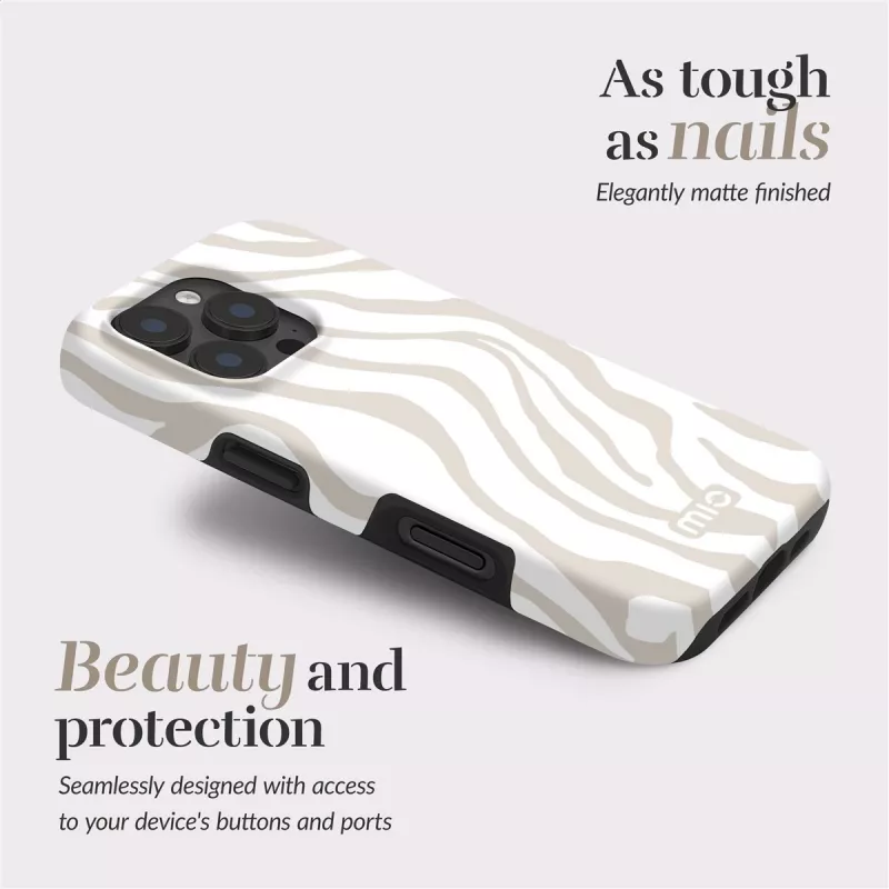 MIO Sandy Zebra funda MagSafe compatible para Samsung S25 5G