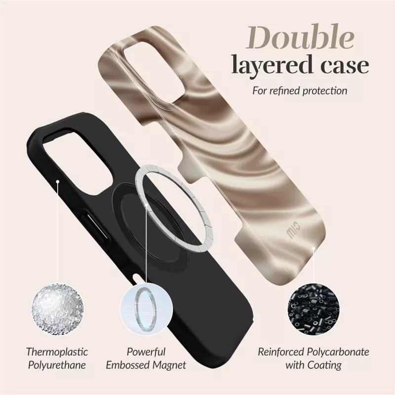 MIO Silky Dreams funda MagSafe compatible con iPhone 16 Pro