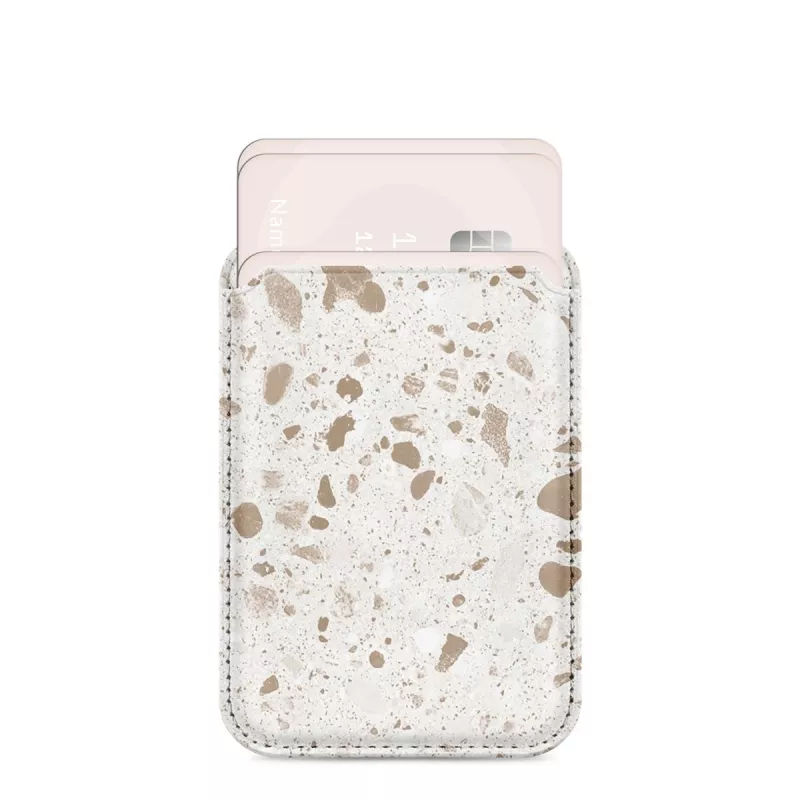 MIO Soft Terrazzo funda MagSafe compatible con soporte para tarjetas
