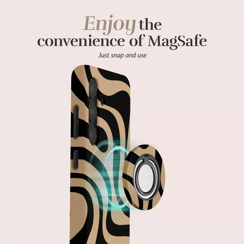 MIO Swirl Funda Magsafe con soporte de anillo