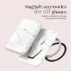 MIO White Marble funda MagSafe compatible con tarjetero