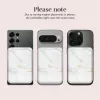 MIO White Marble funda MagSafe compatible con tarjetero