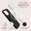 MIO White Marble Magsafe funda compatible para iPhone 16 Plus