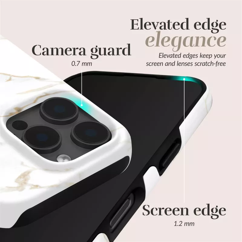 MIO White Marble Magsafe Compatible para iPhone 17