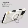 MIO White Roses Funda MagSafe Compatible con Anillo Sujeta
