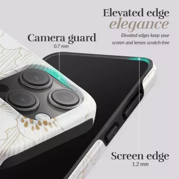 MIO White Roses funda compatible con MagSafe para iPhone 16 Pro Max