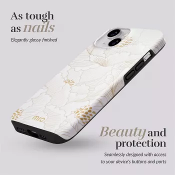 MIO White Roses MagSafe compatible para iPhone 16 Pro