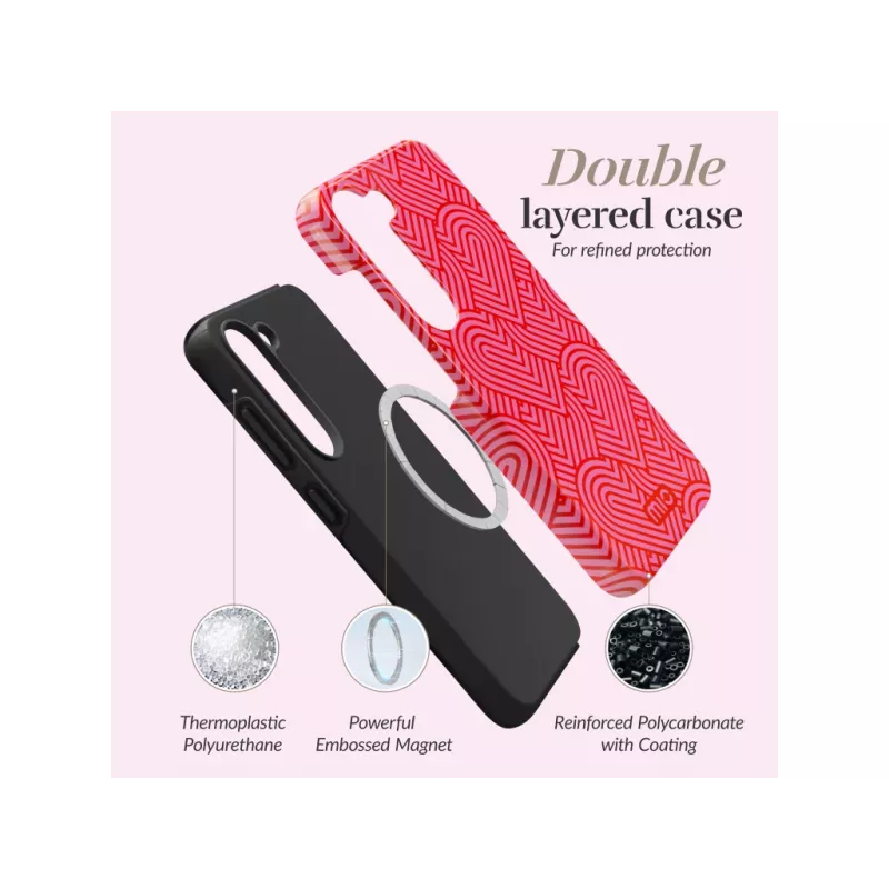 MIO Wild Hearts Funda Magsafe Compatible para Samsung S25 Ultra 5G
