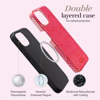 MIO Wild Hearts Compatible con MagSafe para iPhone 16 Pro Max