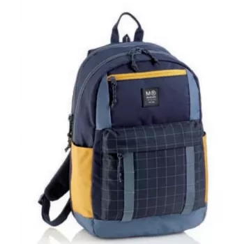 MIQUELRIUS Triple Amsterdam mochila reciclada 3 compartimentos negra