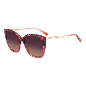 MISSONI Gafas de sol Butterfly para mujer MIS0123GSSDH - Havana, Brown Gradient, 57mm