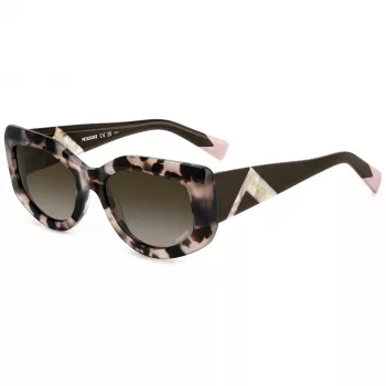 MISSONI Gafas de sol mujer mariposa MIS0198S0T4 Montura de acetato havana lentes marrones degradadas 54mm