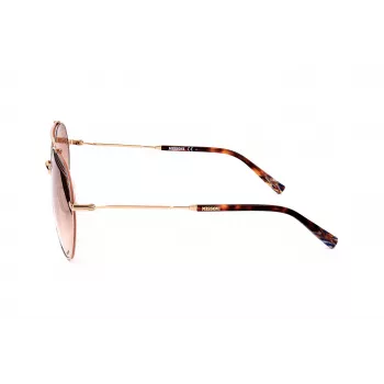 MISSONI Gafas de sol de mujer MIS0015STNG montura de acetato mariposa UV400 lentes grises 60/15/145 mm