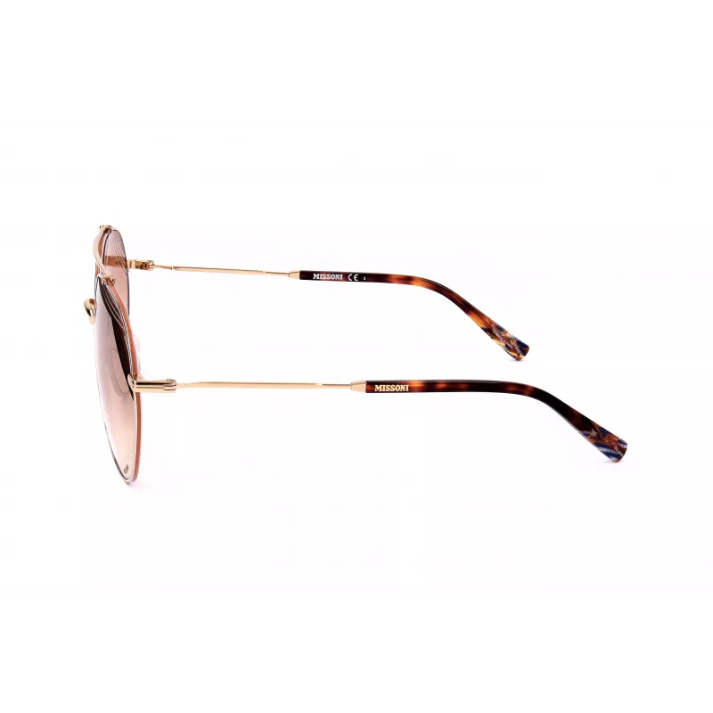 MISSONI Gafas de sol de mujer MIS0015STNG montura de acetato mariposa UV400 lentes grises 60/15/145 mm