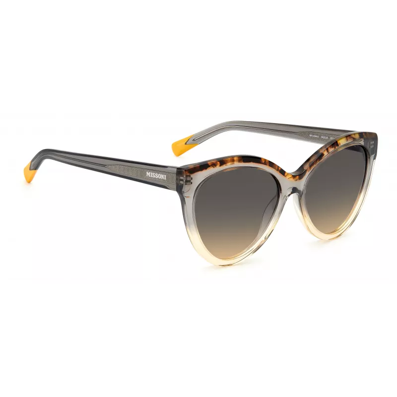 MISSONI Gafas de sol mujer MIS0088SMQEF7 - Montura de acetato rectangular, protección UV400, lentes de 57 mm