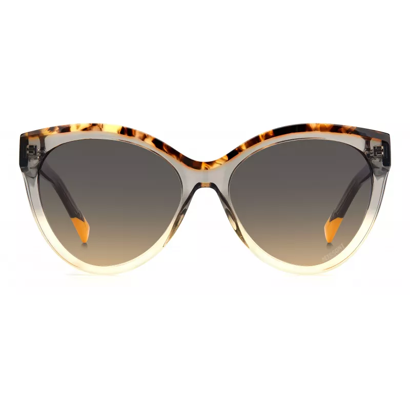 MISSONI Gafas de sol mujer MIS0088SMQEF7 - Montura de acetato rectangular, protección UV400, lentes de 57 mm