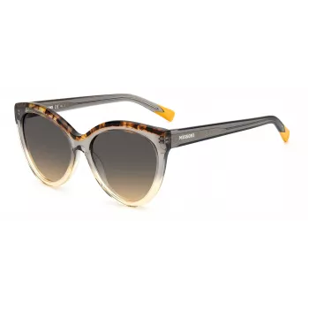 MISSONI Gafas de sol mujer MIS0088SMQEF7 - Montura de acetato rectangular, protección UV400, lentes de 57 mm