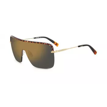 MISSONI Gafas de sol de mujer MIS0139S0NR - Montura de plástico de contorno completo, protección UV400, lente 99mm, puente 00mm, varilla 135mm