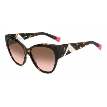 Gafas de sol de mujer Missoni MIS0171S086 - Montura de acetato habana, lentes degradadas marrones, 57 mm