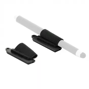 MOBILIS Pack de 10 soportes universales autoadhesivos para stylus - Negro