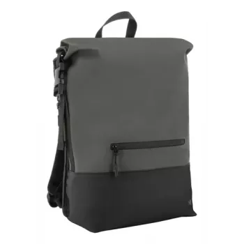 MOBILIS Mochila Rolltop Two-Tone 14-16 Gris/Negro 25L