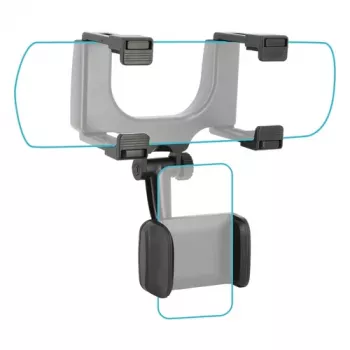 Mobilis soporte universal para retrovisor de coche para smartphones