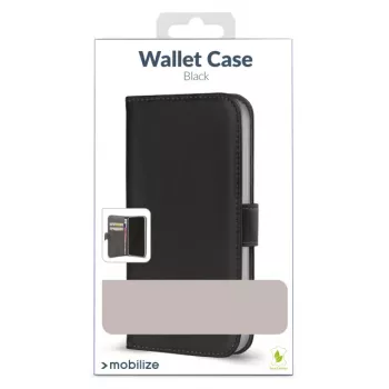 Mobilize Classic Gelly Wallet Funda tipo libro para Xiaomi Redmi Note 15 5G, Negra