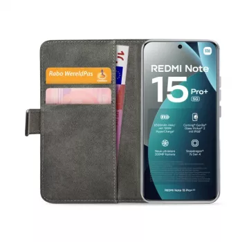 Mobilize Classic Gelly Wallet Funda tipo libro Xiaomi Redmi Note 15 Pro+ 5G Negra