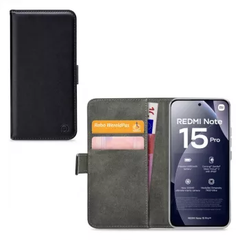 Mobilize Classic Gelly Wallet Funda tipo libro Xiaomi Redmi Note 15 Pro Negra