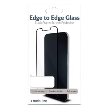 Mobilize Protector de pantalla de vidrio Edge-To-Edge para Xiaomi Redmi Note 14 Pro 4G/Note 14 Pro 5G/Note 14 Pro+ 5G Edge Glue