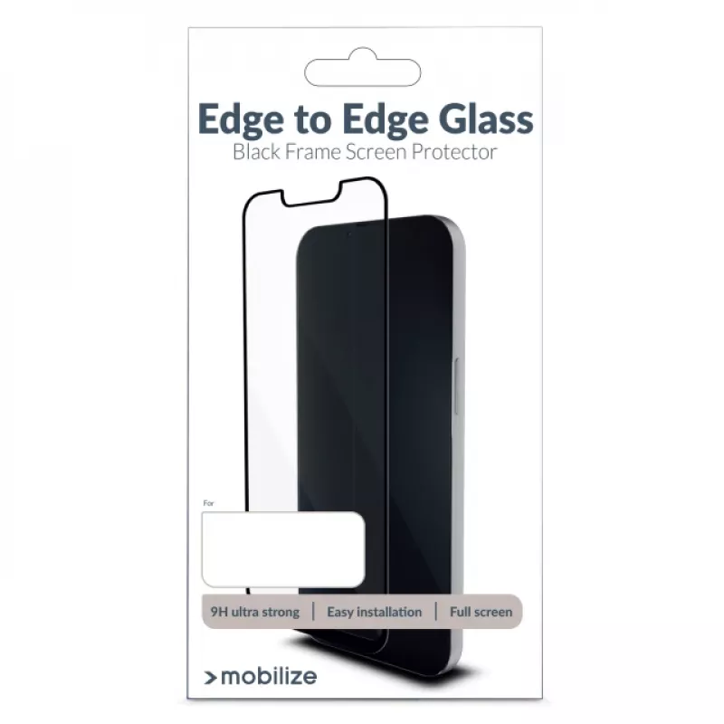 Mobilize Protector de pantalla de cristal Edge-To-Edge para Xiaomi Redmi Note 15 Pro+ 5G - Edge Glue